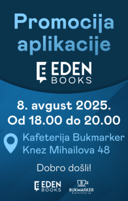 Promocija aplikacije Eden Books Kafeterija Bukmarker, 8. avgust